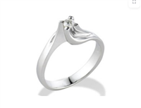 Anillo Gemoro Mujer Solitari in Oro blanco Diamante SS08706